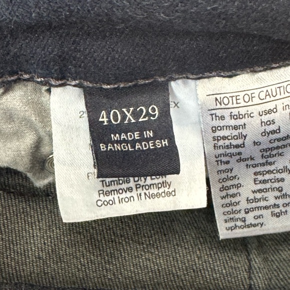 Men’s Jos A Bank Navy Blue Tailored Fit Jeans 40x29 - Picture 3 of 5